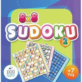 Pötikare Yayınları Model 2 8x8 Çıkartmalı Sudoku
