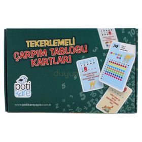 Pötikare Yayınları Tekerlemeli Çarpım Tablosu Kartları