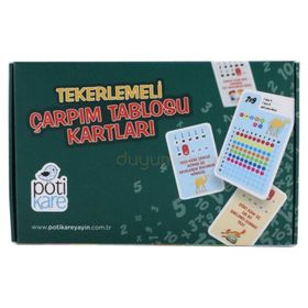 Pötikare Yayınları Tekerlemeli Çarpım Tablosu Kartları