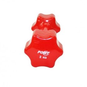 Povit 2 kg Kırmıız Tek Pvc Vinly Dambıl
