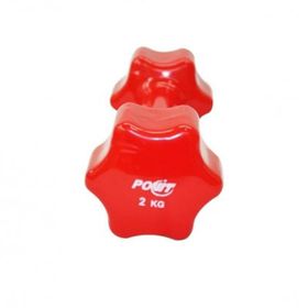Povit 2 kg Kırmıız Tek Pvc Vinly Dambıl