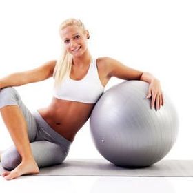 Povit Gri 75 cm Pilates Topu