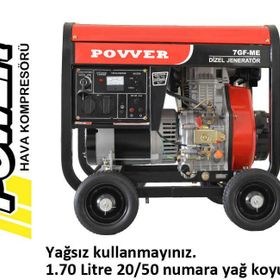 Power 7 Kw 8.7 Kva 220 V Dizel Jeneratör