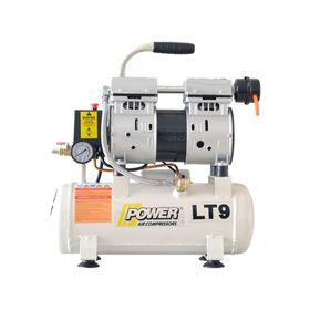 Power 9 lt 0.75 HP 220 V 8 Bar Sessiz ve Yağsız Kompresör