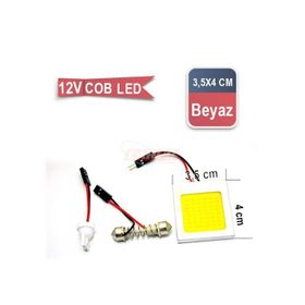 Power Cob 3.5x4 cm Ledli Metal Beyaz Lamba