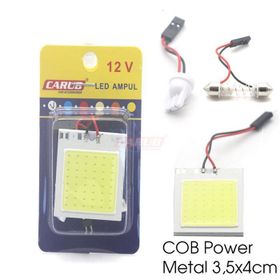 Power Cob 3.5x4 cm Ledli Metal Beyaz Lamba