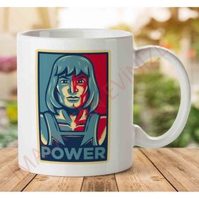 Power He Has It He Man Adam Masters of the Universe Baskılı Kupa