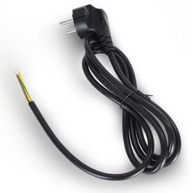 Power Kablo 3x0.75mm 3 Pin Uçu Açık 1 Metre Uzatma