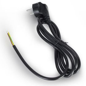Power Kablo 3x0.75mm 3 Pin Uçu Açık 1 Metre Uzatma