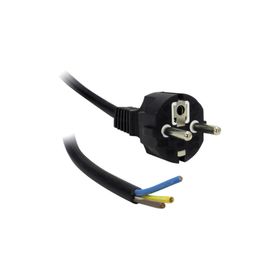 Power Kablo 3x0.75mm 3 Pin Uçu Açık 1 Metre Uzatma