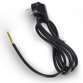 Power Kablo 3x0.75mm 3 Pin Uçu Açık 1 Metre Uzatma