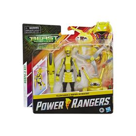 Power Rangers E7270-E8087 Yellow Ranger and Morphin Jax Beastbot