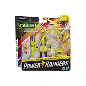 Power Rangers E7270-E8087 Yellow Ranger and Morphin Jax Beastbot
