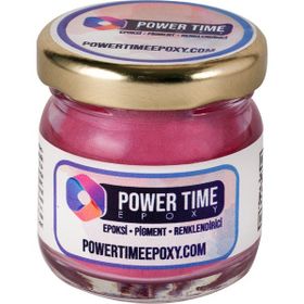 Power Time Epoxy Epoksi İçin 10 gr Şeker Pembe Sedefli Metalik Toz Pigment Boya