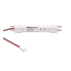Power-xtra 3S1P 3.6V 2200 Mah SC Ni-Cd BRK24 Soketli VH Şarjlı Batarya