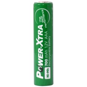 Power-xtra Flat Başsız 1.2v 700 Mah Aaa -Ni-Mh Şarjlı Pil