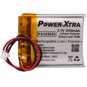 Power-xtra PX103035 3.7 V 1000 mAh Soketli/PCM/1.5A Li-Polymer Pil
