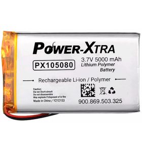 Power-xtra PX105080 3.7V 5000 Mah Devreli 3.0A Li-Polymer Pil