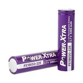 Power-xtra PX18650-32E - 3.7V 3200 Mah 3C Li-ion Şarjlı Tekli Pil