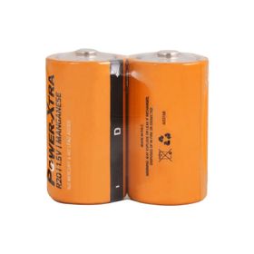Power-xtra R20/D Size Zinc 2'li Shrink Manganez Pil