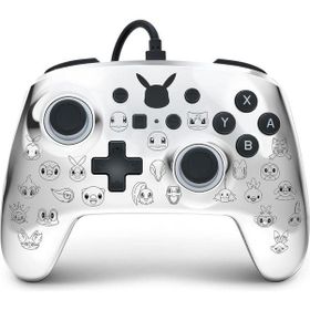 PowerA Pikachu Black Silver Kablolu Nintendo Switch Oyun Kolu