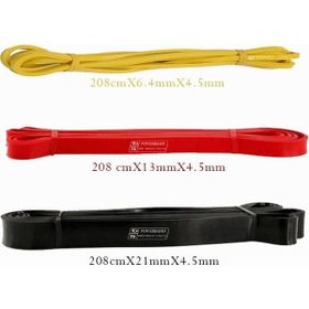 Powerband 3 Adet Direnç Lastiği ve Egzersiz Bandı Hafif Direnç Seti