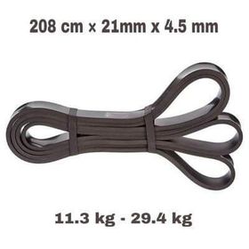 Powerband Siyah Medium Direnç Lastiği ve Egzersiz Bandı
