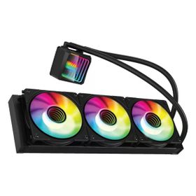 Powerboost Alpha 360B ARGB 360 mm AM5 1700P Siyah İşlemci Sıvı Soğutucu