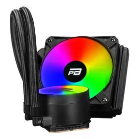Powerboost Noble 120 ARGB 120 mm AM5 1700P Siyah İşlemci Sıvı Soğutucu