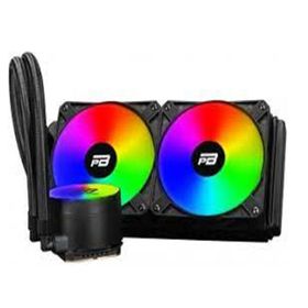 PowerBoost NOBLE 240 Rainbow Fanlı 240LGA1700-AM4-AM5 Siyah Uyumlu Sıvı Soğutma Sistemi