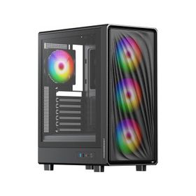 PowerBoost PB-A5065B ARGB Fanlı Siyah 650 W E-ATX Gaming Bilgisayar Kasası