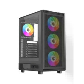 PowerBoost PB-A601B 600W 80+ USB 3.2 LED ATX Mid Tower Siyah Kasa