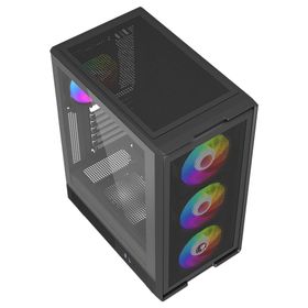 PowerBoost PB-A601B 600W 80+ USB 3.2 LED ATX Mid Tower Siyah Kasa