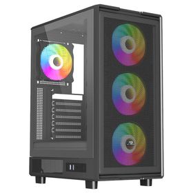 PowerBoost PB-A601B 600W 80+ USB 3.2 LED ATX Mid Tower Siyah Kasa