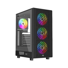 PowerBoost PB-A700B 750W 80+ Bronz USB 3.2 LED ATX Mid Tower Siyah Kasa