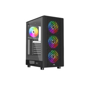 PowerBoost PB-A700B 750W 80+ Bronz USB 3.2 LED ATX Mid Tower Siyah Kasa
