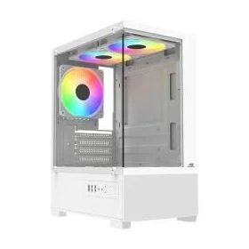 PowerBoost PB-M5001 Rainbow Fanlı 500 W Micro ATX Gaming Bilgisayar Kasası