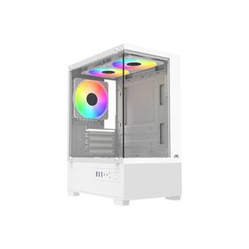 PowerBoost PB-M5001 Rainbow Fanlı 500 W Micro ATX Gaming Bilgisayar Kasası