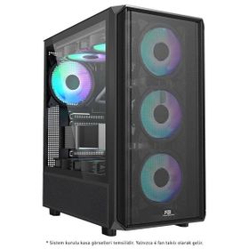 PowerBoost PB-P3602BB 850 W 80+ Bronze Gaming Mid-Tower PC Kasası