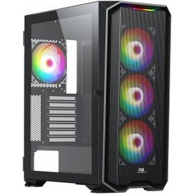 PowerBoost PB-P3720B 850W 80+ Bronz USB 3.2 ARGB EATX Mid Tower Siyah Kasa