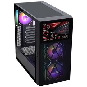 PowerBoost PB-P4367B ARGB Fanlı LCD Ekranlı ATX Gaming Bilgisayar Kasası