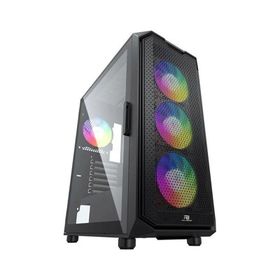 PowerBoosT PB-P521B 750W 80+ Bronz USB 3.2 ARGB ATX Mid Tower Siyah Kasa