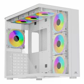 PowerBoost PB-SS02W USB 3.2 ARGB ATX Mid Tower Beyaz Kasa