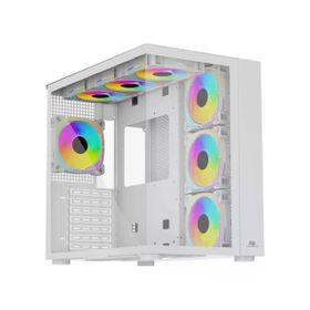 PowerBoost PB-SS02W USB 3.2 ARGB ATX Mid Tower Beyaz Kasa