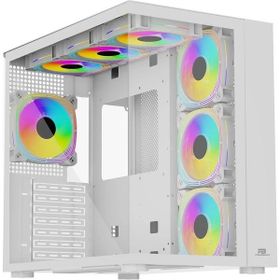 PowerBoost PB-SS02W USB 3.2 ARGB ATX Mid Tower Beyaz Kasa