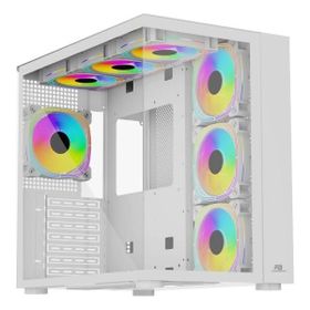 PowerBoost PB-SS02W USB 3.2 ARGB ATX Mid Tower Beyaz Kasa