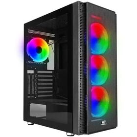 PowerBoost VK-G3506S 4 RGB Rign Fanlı Gaming Mid-Tower PC Kasası