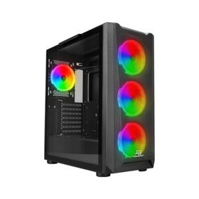PowerBoost VK-W001B ARGB Fanlı ATX Gaming Bilgisayar Kasası