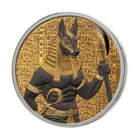 PowerCoin Anubis Golden Darkness Of Egypt 2024 1 Ons Gümüş Sikke Coin