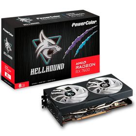 PowerColor Radeon RX 7600 Hellhound OC RX 7600 8G-L/OC 8GB GDDR6 Ekran Kartı